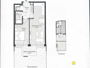 Pronájem bytu 2+kk, Praha - Chodov, Veselovského, 50 m2