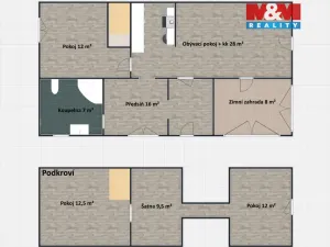 Prodej rodinného domu, Radim, 97 m2