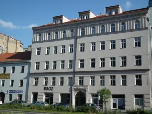 Pronájem bytu 1+kk, Praha - Karlín, Pobřežní, 41 m2