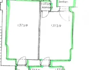 Pronájem bytu 2+kk, Praha - Vinohrady, Mánesova, 43 m2
