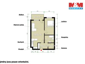 Prodej bytu 2+kk, Praha - Holešovice, V háji, 61 m2