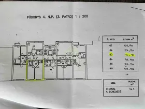 Pronájem bytu 2+kk, Plzeň, Plzenecká, 42 m2