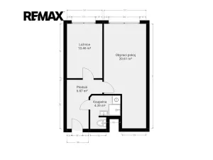 Pronájem bytu 2+kk, Praha - Stodůlky, Klukovická, 42 m2