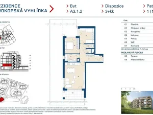 Prodej bytu 3+kk, Praha - Jinonice, Radlická, 77 m2