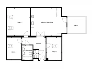 Pronájem bytu 4+kk, Čelákovice, Dělnická, 107 m2