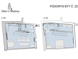 Pronájem bytu 2+kk, Praha - Nové Město, Na Poříčí, 69 m2