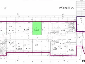 Pronájem kanceláře, Praha - Hostivař, Dolnoměcholupská, 23 m2