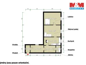 Prodej bytu 3+1, Teplá, Klášterní, 80 m2