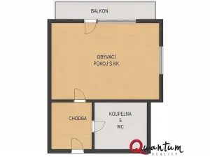 Pronájem bytu 1+kk, Říčany, Na Výšině, 25 m2