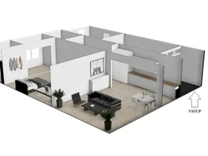 Pronájem bytu 2+kk, Rajhrad, Vrázova, 80 m2
