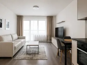 Pronájem bytu 1+kk, Praha, Pernerova, 32 m2