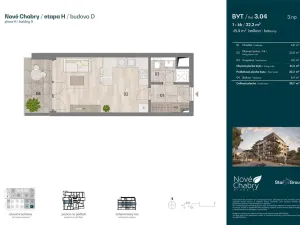 Prodej bytu 1+kk, Praha - Dolní Chabry, Krbická, 32 m2