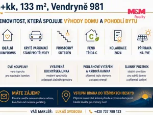 Prodej bytu 4+kk, Vendryně, 133 m2