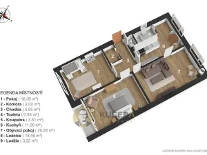Prodej bytu 3+1, Nový Bor, Tkalcovská, 79 m2