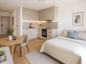 Pronájem bytu 1+kk, Praha - Strašnice, Pod Třebešínem, 38 m2