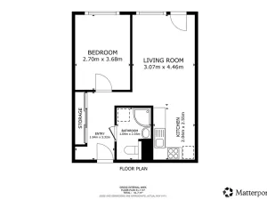 Pronájem bytu 2+kk, Praha - Prosek, Zárybská, 41 m2