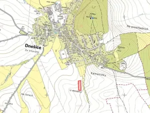 Prodej pole, Dnešice, 3831 m2