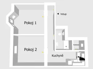 Pronájem bytu 2+1, Ostrava, Oblá, 80 m2