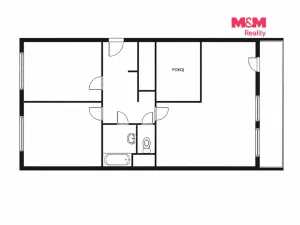 Prodej bytu 3+kk, Praha - Černý Most, Doležalova, 72 m2
