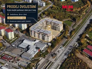 Prodej garážového stání, Brno, Sedláčkova, 26 m2