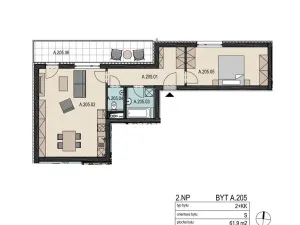 Pronájem bytu 2+kk, Praha - Dolní Chabry, Do rybníčků, 62 m2