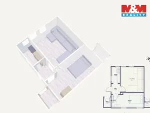 Pronájem chaty, Chotilsko - Křeničná, 32 m2