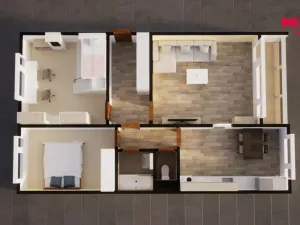 Prodej bytu 3+1, Ústí nad Labem - Severní Terasa, Rabasova, 78 m2