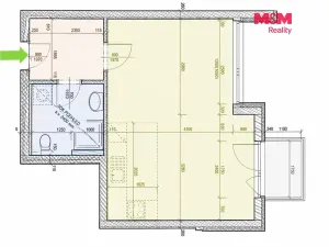 Prodej bytu 1+kk, Praha - Letňany, Pavla Beneše, 40 m2