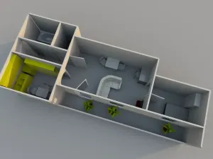 Pronájem bytu 2+1, Praha - Prosek, Okřínecká, 52 m2