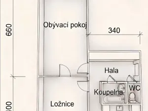 Prodej bytu 2+1, Praha - Záběhlice, Jahodová, 55 m2