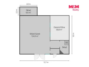 Prodej skladu, Březová nad Svitavou, 135 m2