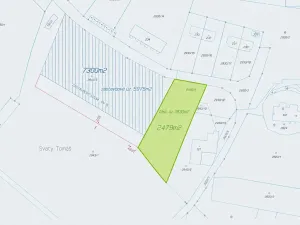 Prodej pozemku pro bydlení, Přední Výtoň, Svatý Tomáš, 2479 m2