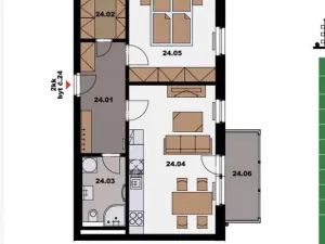 Pronájem bytu 2+kk, Rychnov u Jablonce nad Nisou, Mlýnská, 53 m2