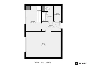 Pronájem bytu 1+1, Hradec Králové - Moravské Předměstí, Šantrochova, 35 m2