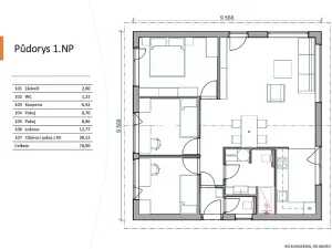 Prodej rodinného domu, Mcely, 78 m2