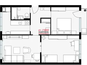 Prodej bytu 3+1, Tábor, Pražského povstání, 66 m2