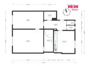 Prodej bytu 2+1, Praha - Žižkov, Baranova, 89 m2