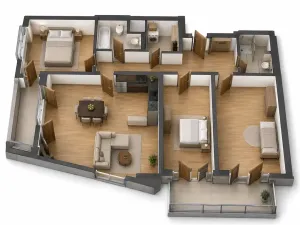 Prodej bytu 4+kk, Praha - Stodůlky, Toufarova, 88 m2