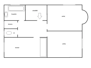Pronájem bytu 2+1, Praha - Smíchov, Pravoúhlá, 70 m2