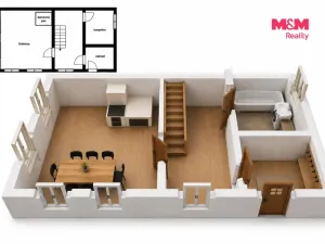 Prodej chalupy, Litoboř, 47 m2