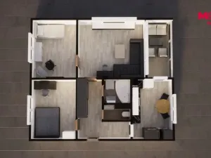 Prodej bytu 3+1, Česká Lípa, Příbramská, 65 m2