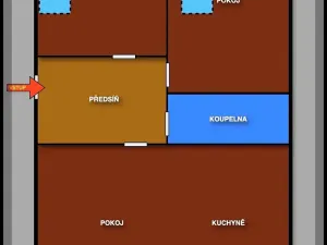 Prodej bytu 2+kk, Český Krumlov, Chvalšinská, 61 m2