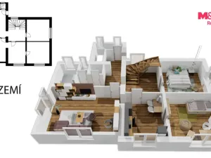 Prodej rodinného domu, Lochovice, 180 m2