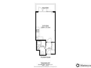 Pronájem bytu 1+kk, Praha - Hloubětín, Poděbradská, 33 m2