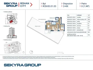 Prodej bytu 2+kk, Praha - Karlín, Sokolova, 56 m2