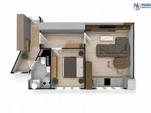 Prodej bytu 2+kk, Olomouc, Dukelská, 44 m2