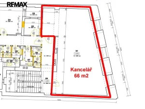 Pronájem kanceláře, Moravská Třebová, nám. T. G. Masaryka, 66 m2