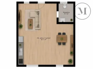 Prodej bytu 6+kk a větší, Třeboň, 162 m2