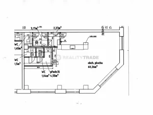 Pronájem obchodního prostoru, Strakonice, Vodní, 71 m2