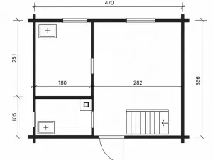 Prodej chaty, Křesín - Levousy, 38 m2